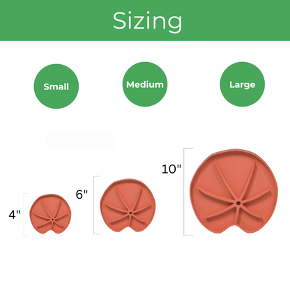 Lili™ Sausr - Lilly pad shaped Saucer - Spill tray - Drip tray for houseplants - Humidity tray