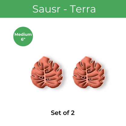Tera™ Sausr™ - Leaf-shaped Pot Saucer - Drip tray for houseplants - Humidity tray