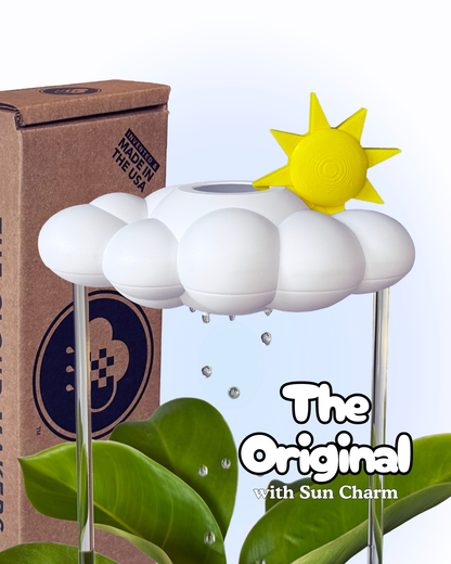 Original Dripping Rain Cloud with Sun Charm